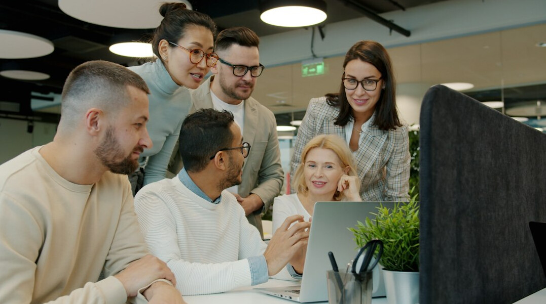 group of programmers collaborating