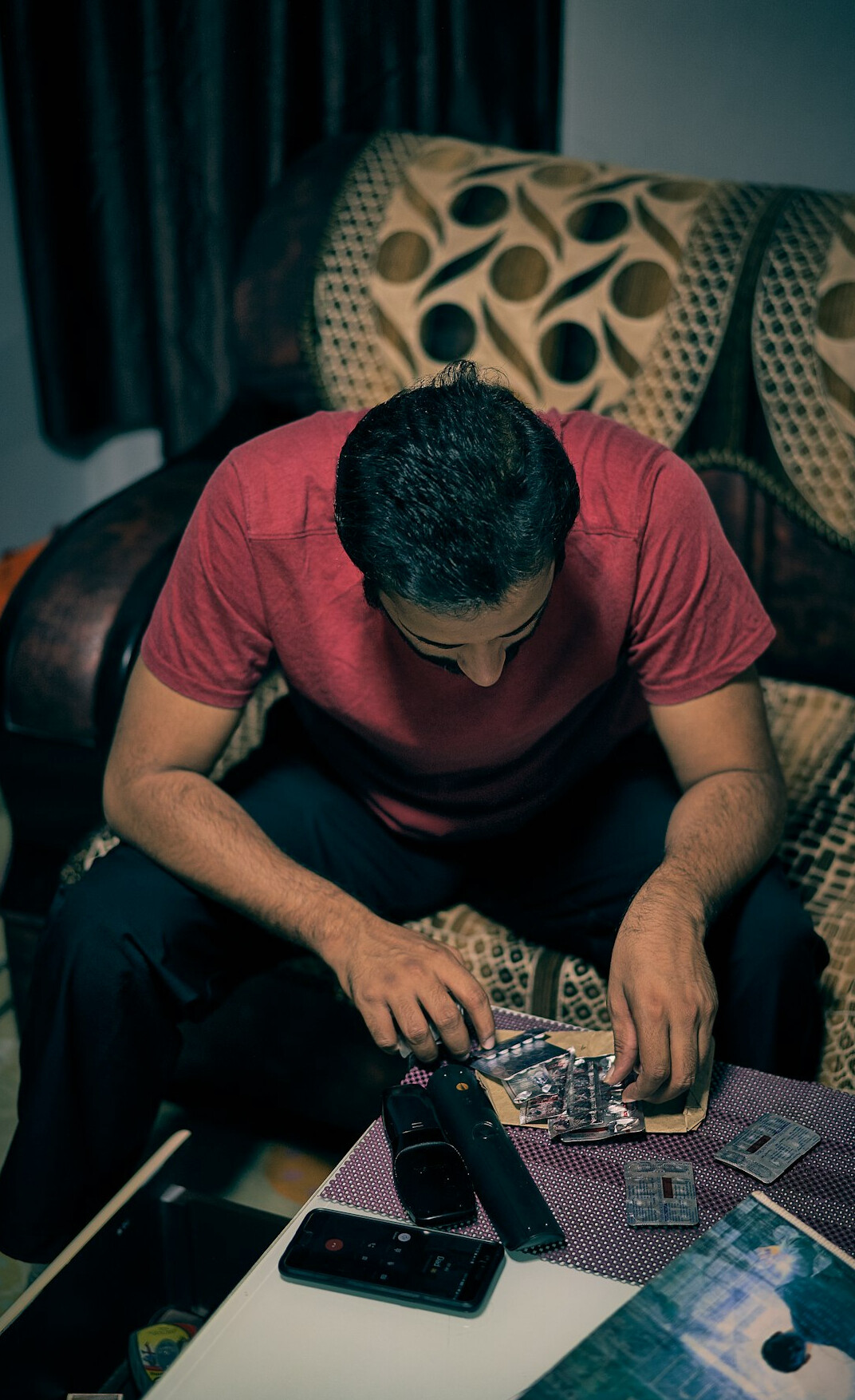 person solving coding puzzle
