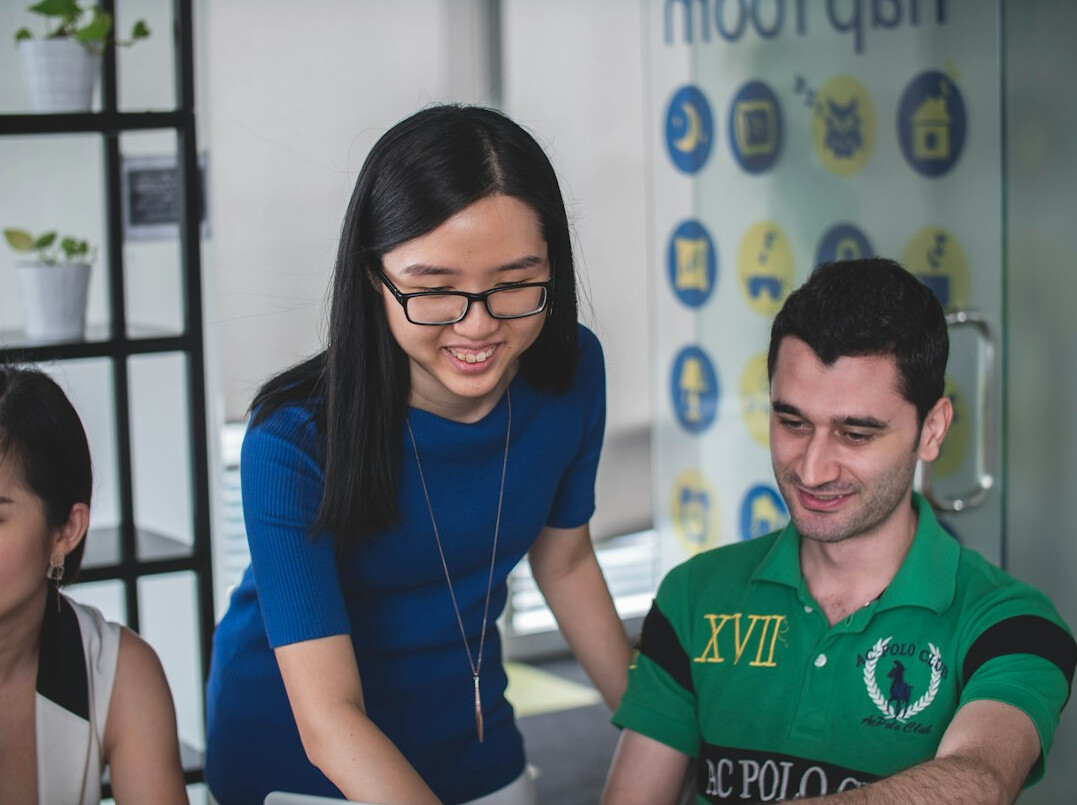 team of young developers collaborating